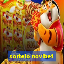 sorteio novibet